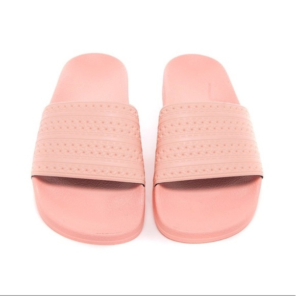 pink adidas slides